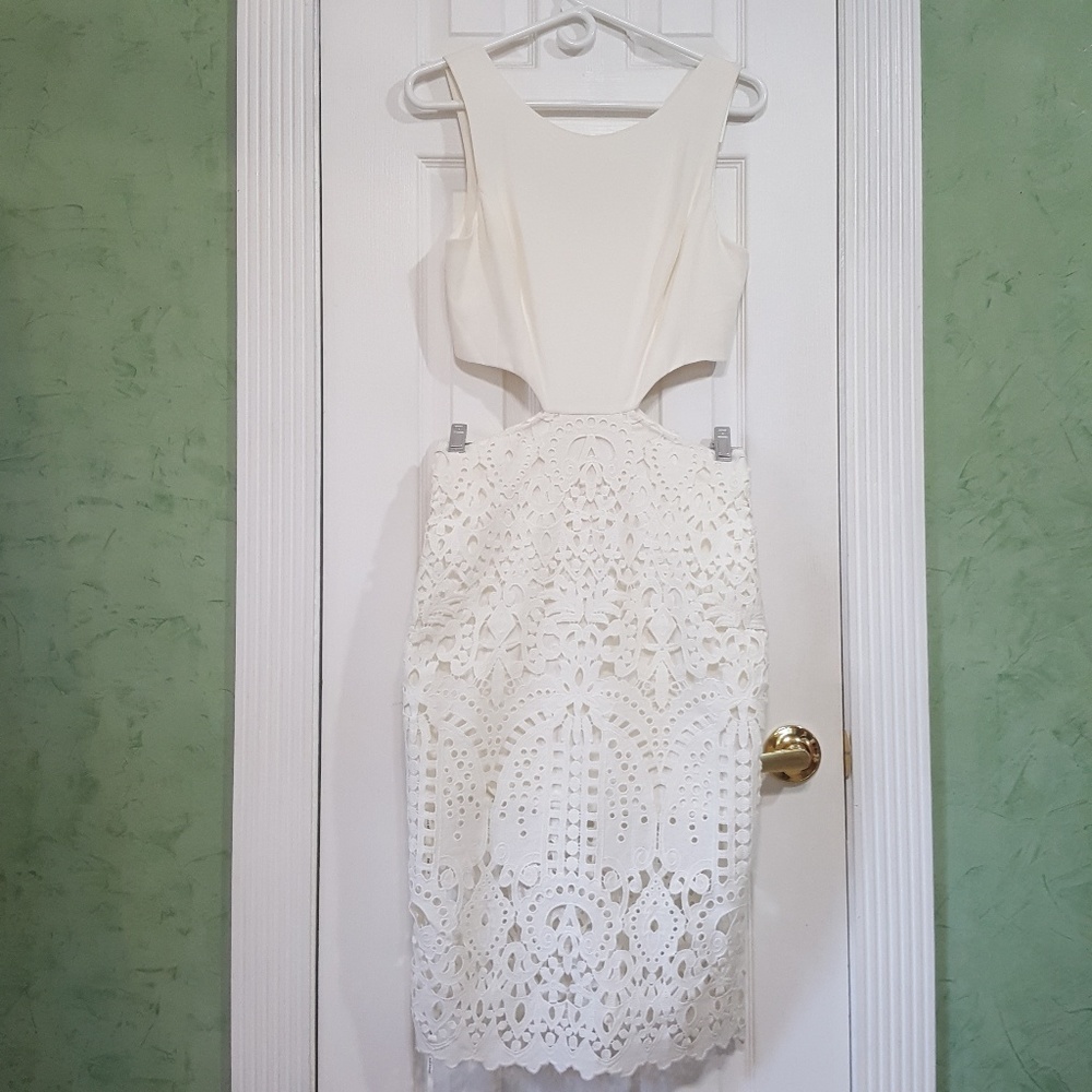 Soiéblu White Cutout Dress